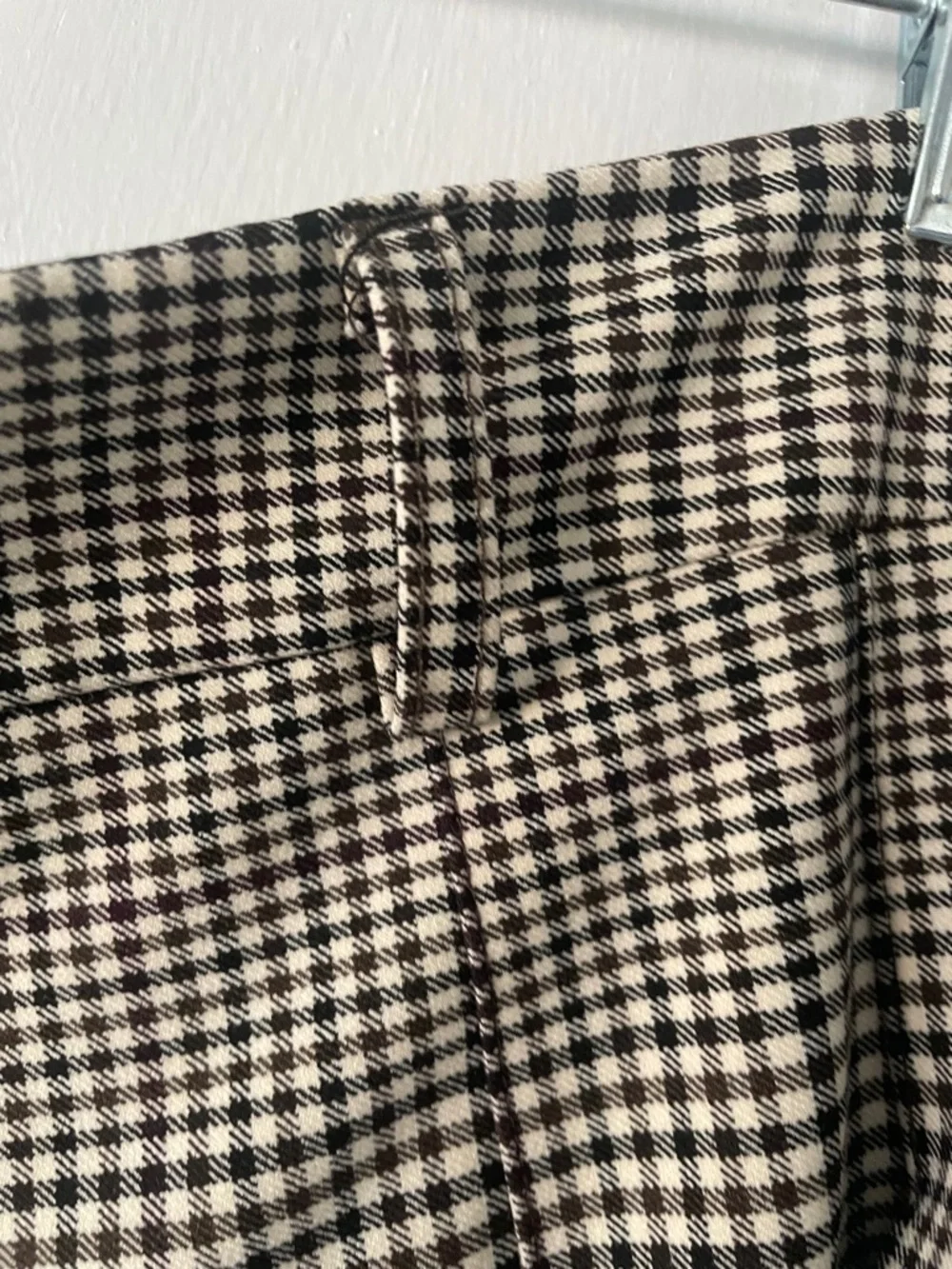 Maison D’ Emilie Black & White Gingham Pleated Skirt - Picture 6 of 9